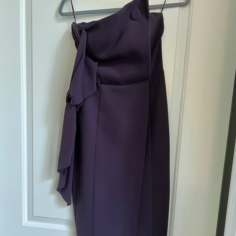 Misha Collection Romi Midi Dress - Plum - Picture 5 of 9